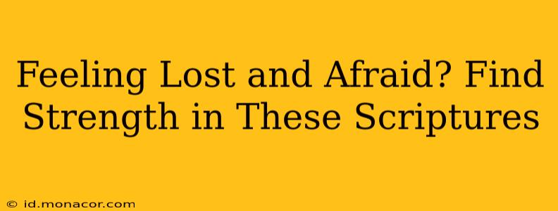 Feeling Lost and Afraid? Find Strength in These Scriptures