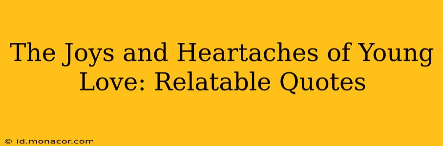 The Joys and Heartaches of Young Love: Relatable Quotes